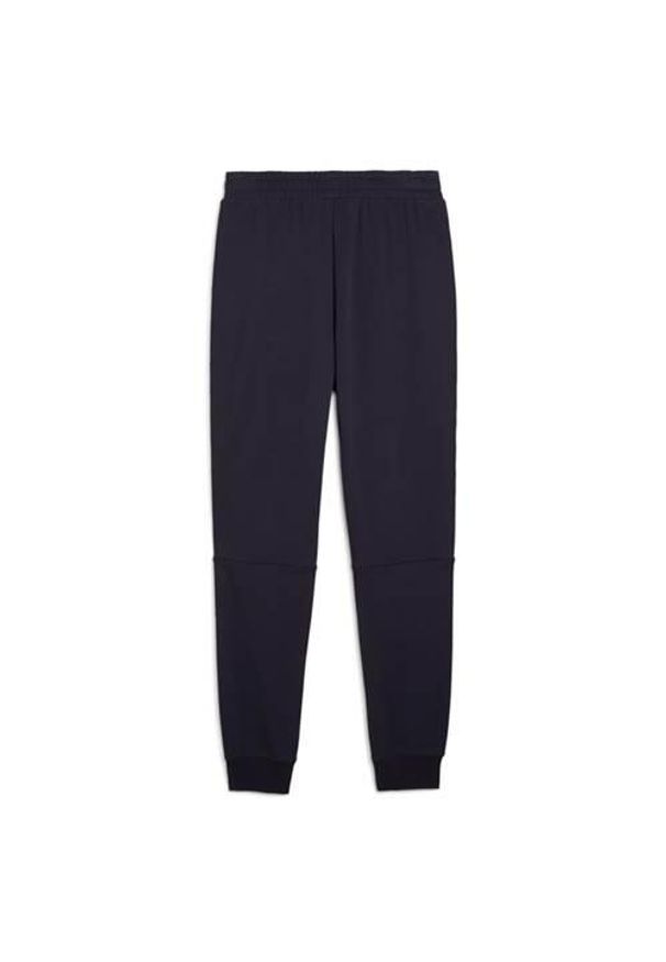 Spodnie sportowe męskie Puma 68468016. Kolor: niebieski. Materiał: dresówka. Styl: sportowy
