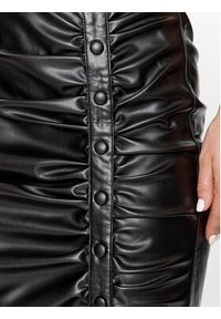 Karl Lagerfeld - KARL LAGERFELD Spódnica z imitacji skóry 236W1200 Czarny Slim Fit. Kolor: czarny. Materiał: skóra #3