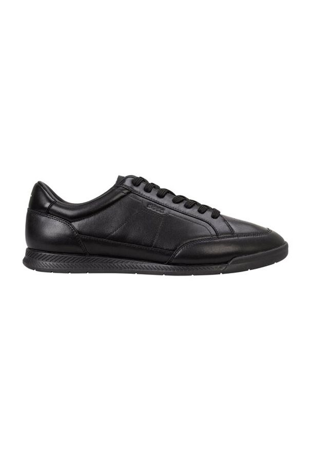 BOSS Sneakersy Nitan 50552880 Czarny. Kolor: czarny. Materiał: skóra