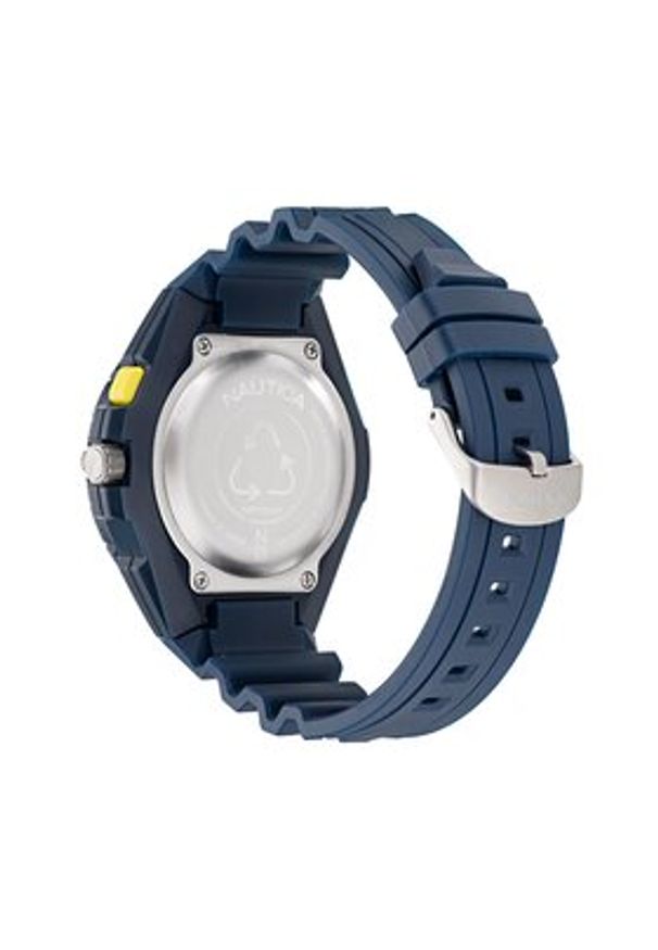 Nautica Zegarek NAPCNS401 Granatowy. Kolor: niebieski. Materiał: syntetyk
