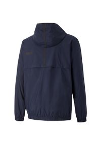 Kurtka męska Puma ESS Solid Windbreaker. Kolor: niebieski