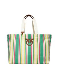 Pinko - PINKO Torebka Shopping Bag Extra PE 25 PLTT 104754 A2G5 Zielony. Kolor: zielony