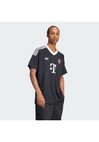 Adidas - Koszulka FC Bayern 24/25 Third Goalkeeper. Kolor: czarny. Materiał: materiał