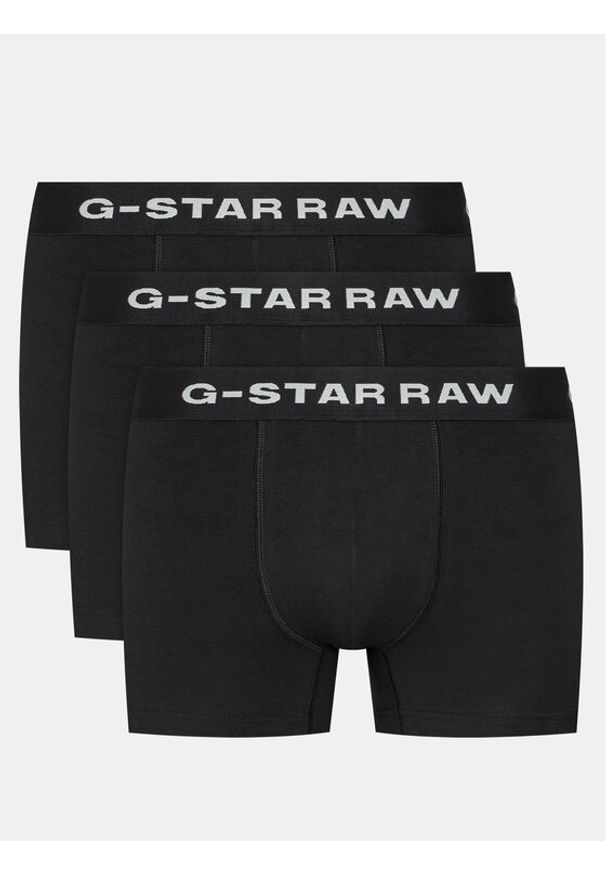 G-Star RAW - G-Star Raw Komplet 3 par bokserek D23771-D516 Czarny. Kolor: czarny. Materiał: bawełna