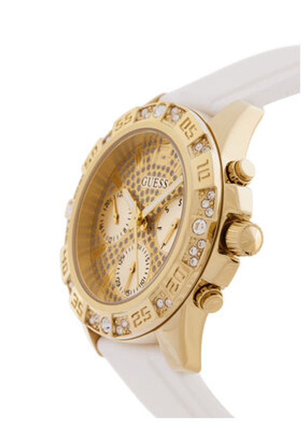 Guess Zegarek Majesty GW0772L3 Biały. Kolor: biały