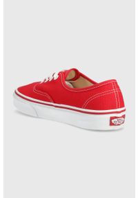 Vans tenisówki damskie kolor czerwony. Nosek buta: okrągły. Zapięcie: sznurówki. Kolor: czerwony. Materiał: guma #6