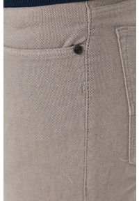 Trussardi Jeans - Trussardi - Spodnie. Okazja: na co dzień. Kolor: beżowy. Materiał: tkanina. Styl: casual #2