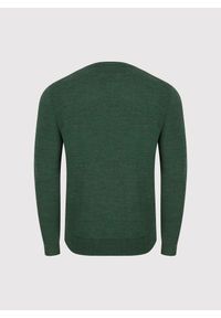 Pako Lorente - PAKO LORENTE – Zielony sweter męski z wełną. Okazja: na co dzień. Kolor: zielony. Materiał: wełna. Sezon: jesień. Styl: casual #3