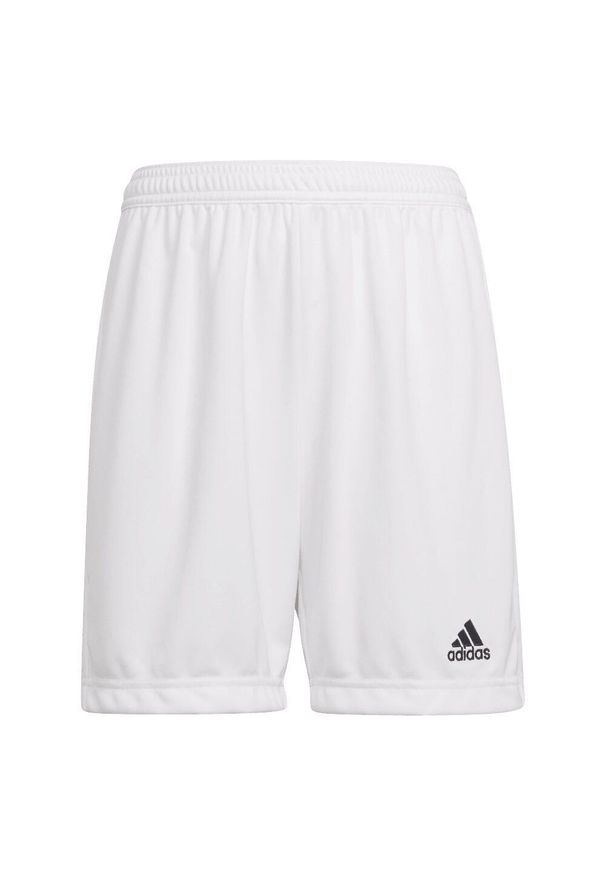 Adidas - Spodenki piłkarskie dla dzieci adidas Entrada 22. Kolor: biały. Styl: sportowy