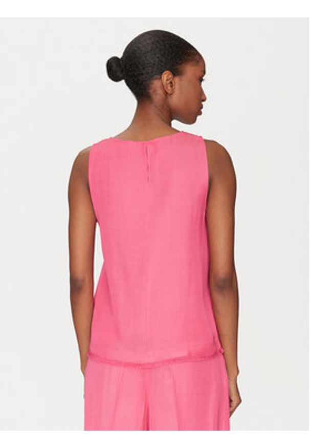 Marella Bluzka Platino 2515161061 Różowy Regular Fit. Kolor: różowy. Materiał: wiskoza