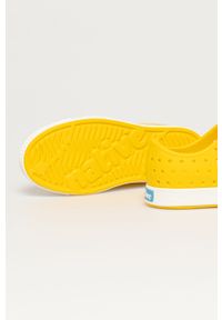 Native - Tenisówki dziecięce. Nosek buta: okrągły. Zapięcie: bez zapięcia. Kolor: żółty. Materiał: syntetyk, materiał, guma. Szerokość cholewki: normalna #3