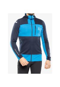 Haglöfs - Bluza z kapturem męska Haglofs L.I.M Mid Fast Hood. Typ kołnierza: kaptur. Kolor: niebieski