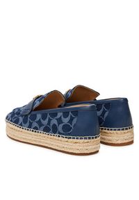 Coach Espadryle Camilla CAS73 Granatowy. Kolor: niebieski. Materiał: materiał