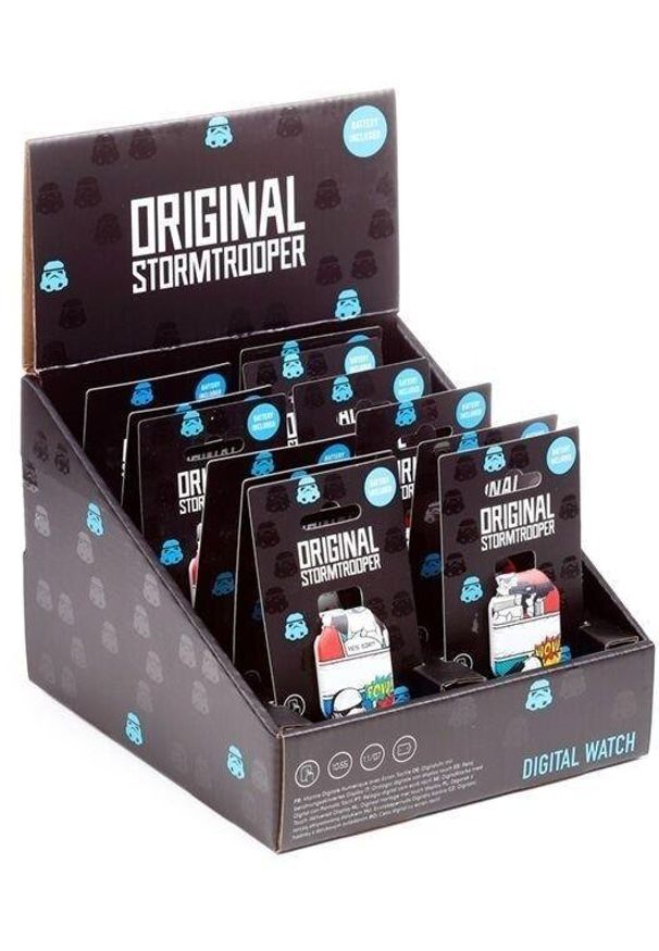 Puckator Zegarek cyfrowy silikonowy Star Wars Szturmowiec. Rodzaj zegarka: cyfrowe