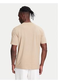 Hugo - HUGO T-Shirt Dapusi 50544458 Beżowy Regular Fit. Kolor: beżowy. Materiał: bawełna