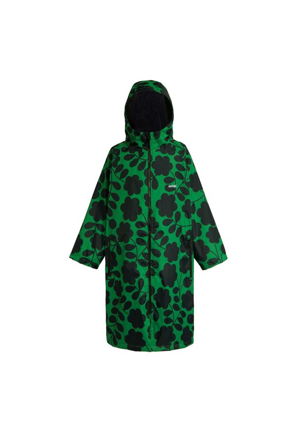 Regatta - Szlafrok Damski / Damski Orla Kiely Floral Changing Robe. Kolor: zielony. Sport: turystyka piesza