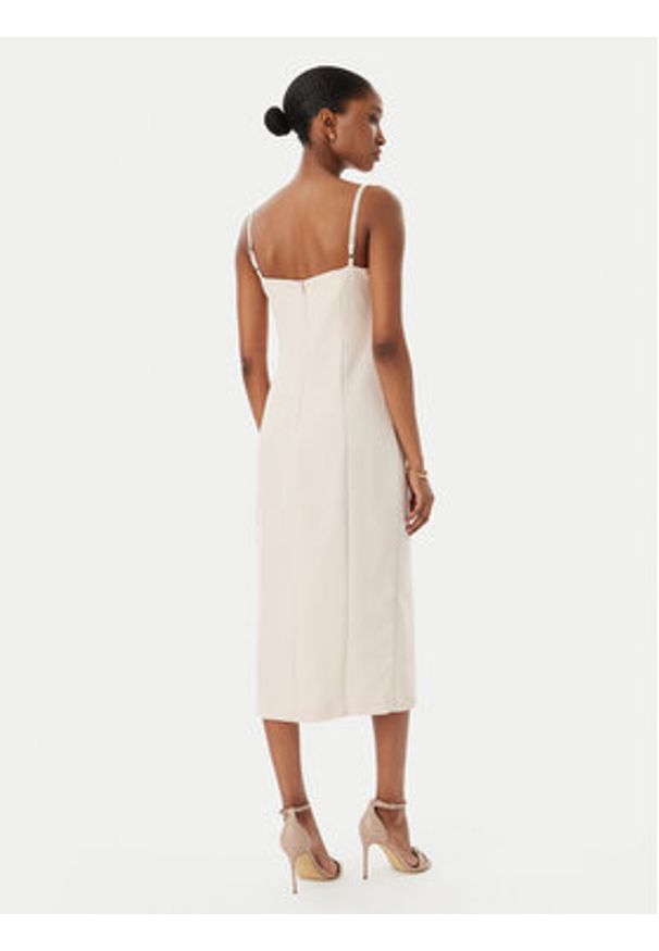 Rinascimento Sukienka koktajlowa CFC0122399003 Różowy Regular Fit. Kolor: różowy. Materiał: syntetyk. Styl: wizytowy