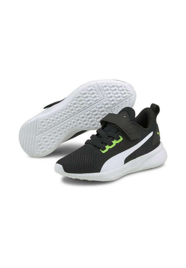 Puma - Buty dziecięce PUMA Flyer Runner V PS. Kolor: biały, zielony, czarny, wielokolorowy