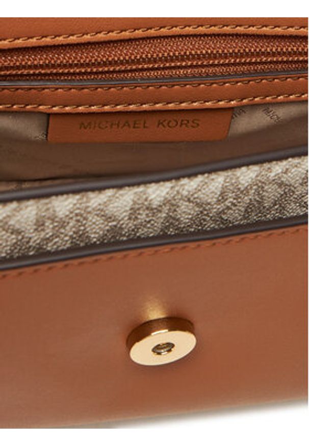 MICHAEL Michael Kors Torebka Claire 30R5GC7L3B Écru. Kolor: kremowy. Materiał: skórzane
