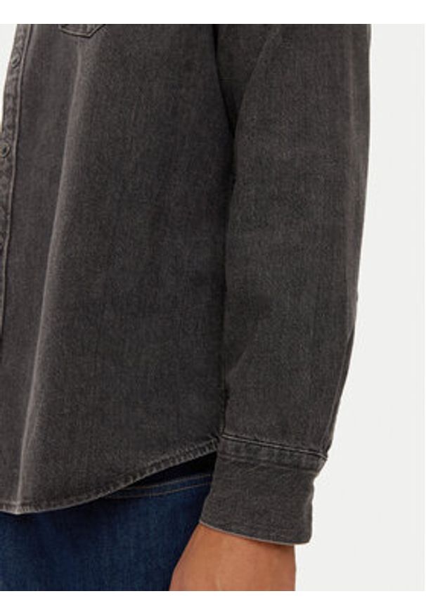 Levi's® Koszula jeansowa Barstow Western 85744-0038 Czarny Standard Fit. Kolor: czarny. Materiał: bawełna