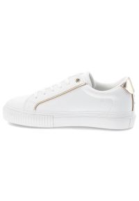 Big-Star - Białe Sneakersy Big Star Wygodne Obuwie Damskie. Okazja: na co dzień. Zapięcie: sznurówki. Kolor: biały. Materiał: guma, syntetyk, materiał. Szerokość cholewki: normalna #4