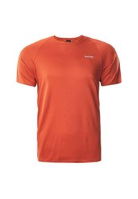 Hi-tec - T-shirt Męski Trening Makkio. Kolor: czerwony. Sport: fitness #1