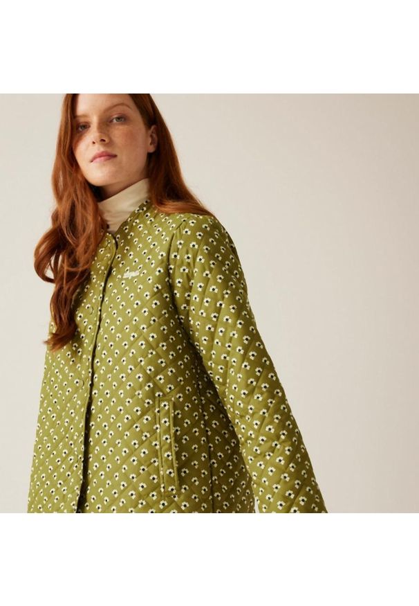 Kurtka puchowa damska Regatta Orla. Kolor: zielony. Materiał: puch. Sport: turystyka piesza