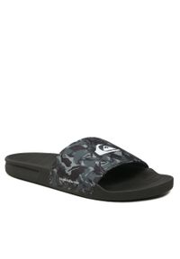Klapki Quiksilver AQYL101300 XSKS. Kolor: czarny. Materiał: materiał #1