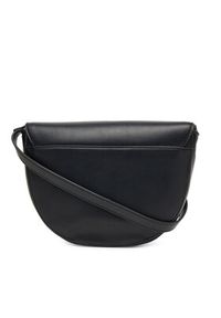 Calvin Klein Torebka Bold Ck Saddle Crossbody LV04F3221G Czarny. Kolor: czarny. Materiał: skórzane #3