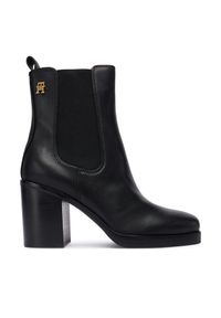 TOMMY HILFIGER - Botki Tommy Hilfiger. Kolor: czarny