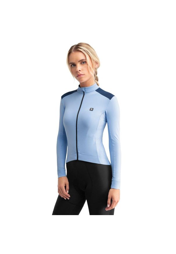 SIROKO - Koszulka termoaktywna rowerowa damska M4 Malmo. Kolor: niebieski. Materiał: tkanina. Sport: kolarstwo