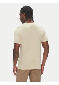 Lindbergh T-Shirt 30-400200 Beżowy Relaxed Fit. Kolor: beżowy. Materiał: bawełna #4