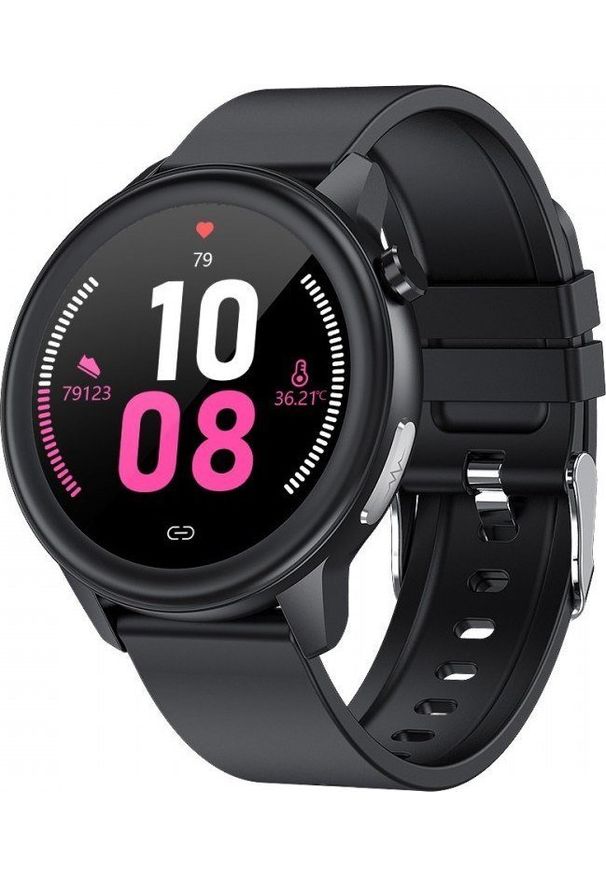 Smartwatch Maxcom FW46 Czarny (MAXCOMFW46). Rodzaj zegarka: smartwatch. Kolor: czarny