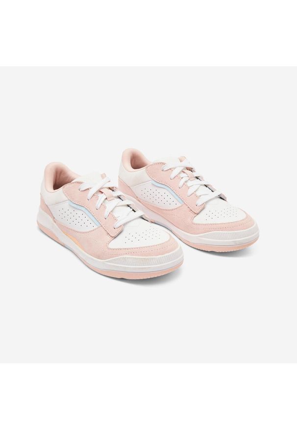 Buty sportowe dla dzieci Decathlon Playventure City Laces. Kolor: biały, różowy, wielokolorowy. Materiał: kauczuk. Sport: turystyka piesza