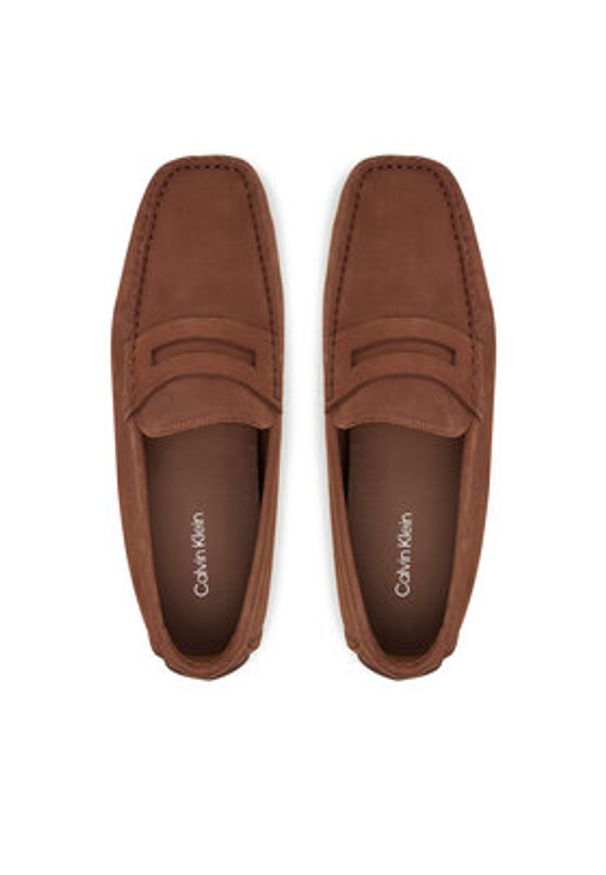 Calvin Klein Mokasyny Driver Penny Nu HM0HM01866 Brązowy. Kolor: brązowy. Materiał: skóra