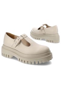 Szare Półbuty Karino Modne Obuwie Damskie. Okazja: na co dzień. Kolor: szary. Materiał: skóra. Sezon: wiosna, lato. Styl: casual, elegancki #6