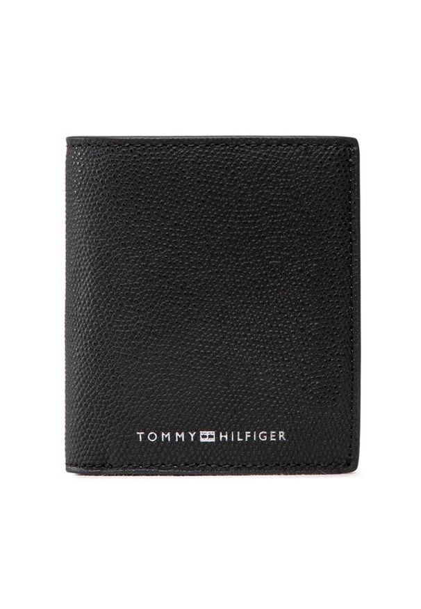 TOMMY HILFIGER - Tommy Hilfiger Duży Portfel Męski Business Leaher Trifold AM0AM10245 Czarny. Kolor: czarny. Materiał: skóra