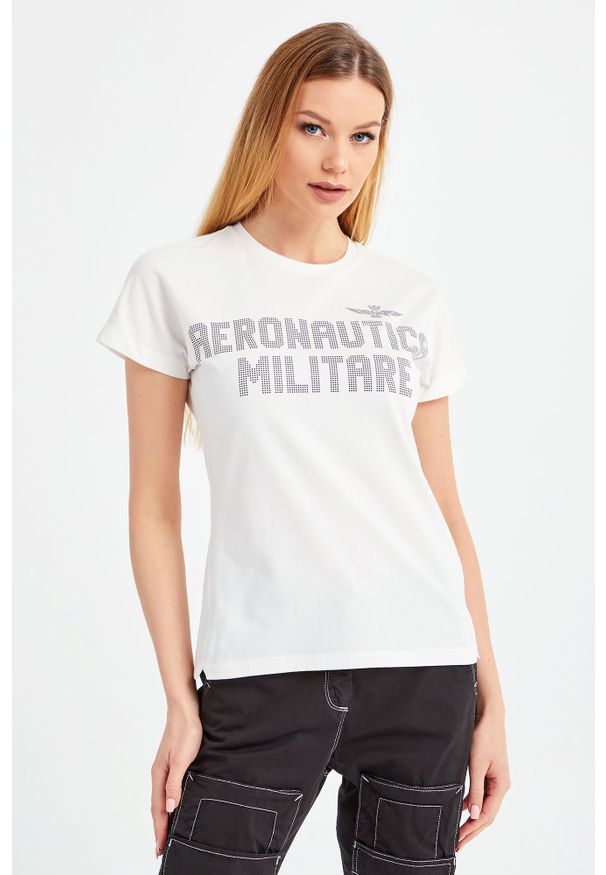 Aeronautica Militare - T-SHIRT AERONAUTICA MILITARE. Okazja: na co dzień. Materiał: materiał. Styl: casual