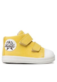 Primigi Sneakersy 1856344 M Żółty. Kolor: żółty. Materiał: skóra