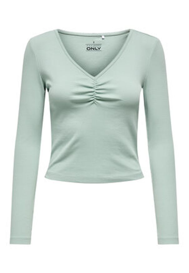 only - ONLY Bluzka Betty 15365756 Zielony Standard Fit. Kolor: zielony. Materiał: bawełna