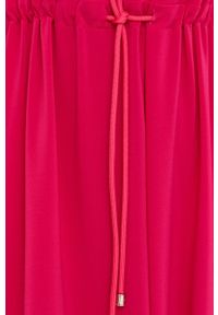 Max Mara Leisure sukienka kolor różowy maxi rozkloszowana. Kolor: różowy. Materiał: dzianina. Długość: maxi #5
