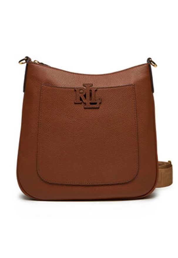 Lauren Ralph Lauren - LAUREN RALPH LAUREN Torebka 431970152002 Brązowy. Kolor: brązowy. Materiał: skórzane