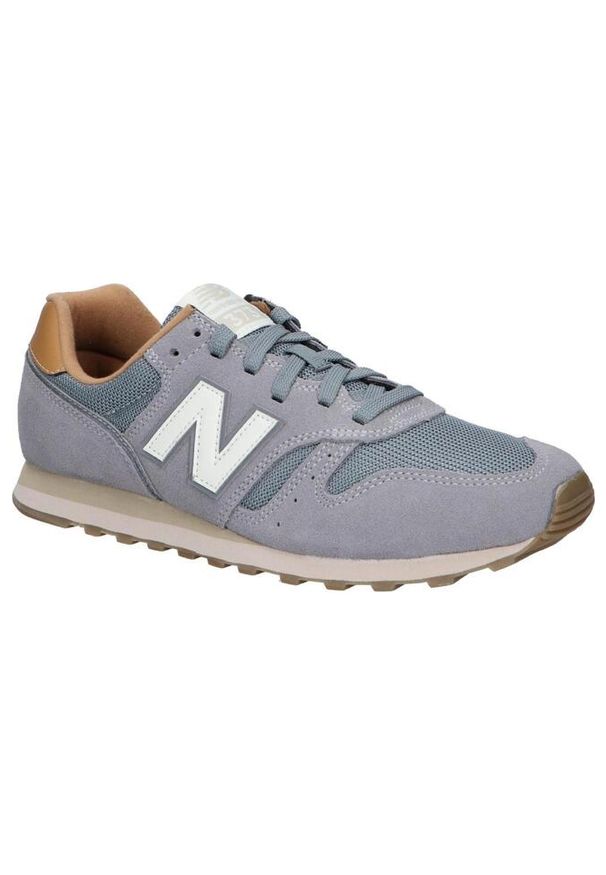 Buty męskie sportowe sneakersy New Balance. Kolor: szary, biały, wielokolorowy. Sport: turystyka piesza