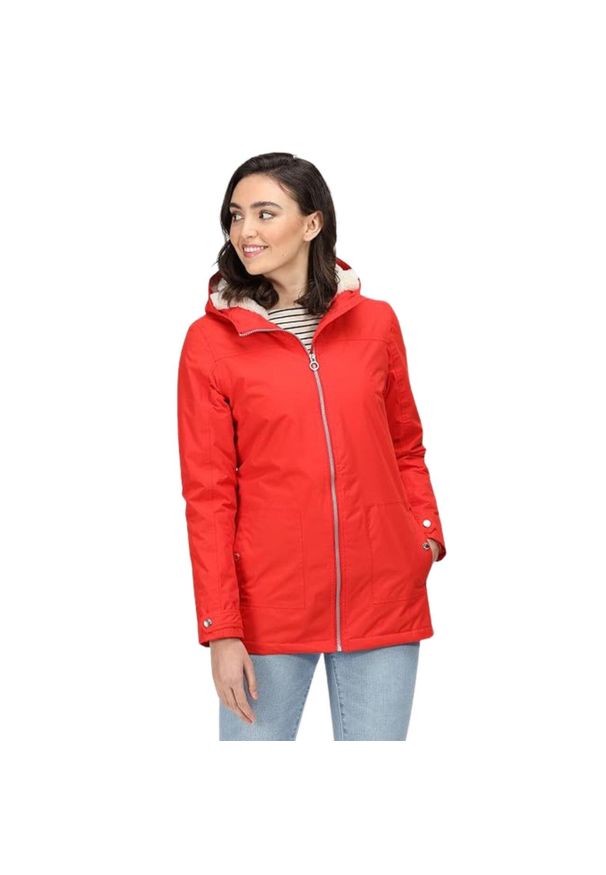 Kurtka trekkingowa damska Regatta Begonia II. Kolor: czerwony. Materiał: poliester. Sport: turystyka piesza