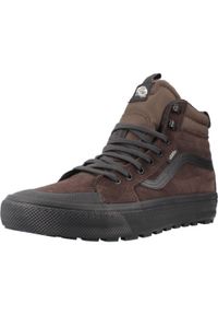 Vans - Buty VANS MTE SK8-HI WATERPROOF Brązowy. Kolor: brązowy. Materiał: skóra, tkanina. Model: Vans SK8. Sport: turystyka piesza #1