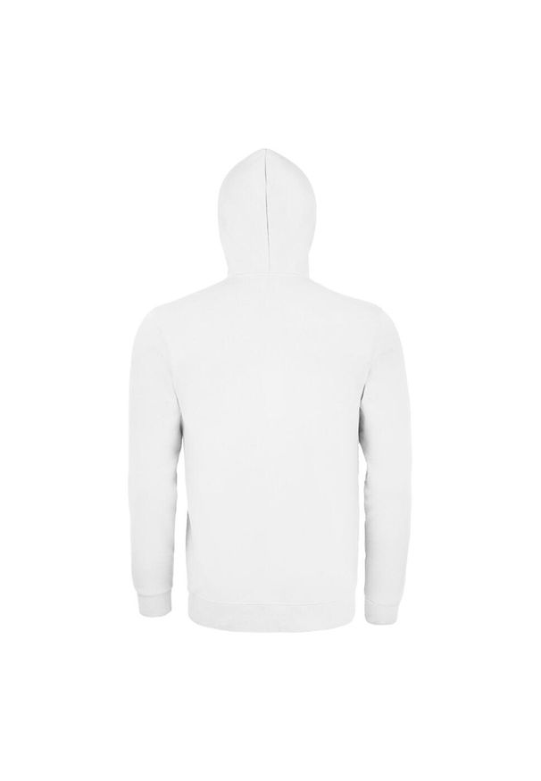 SOL'S - Bluza Z Kapturem Dla Dorosłych Unisex Stone. Typ kołnierza: kaptur. Kolor: biały