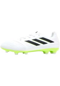 Adidas - Buty piłkarskie adidas Copa Pure.3 FG. Kolor: biały. Materiał: skóra. Sport: piłka nożna