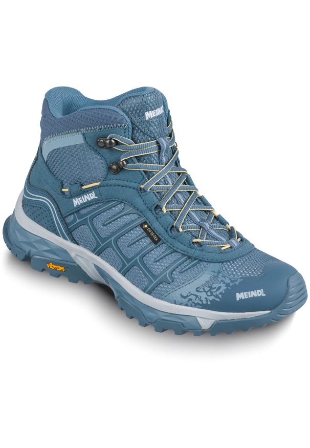 Buty turystyczne damskie MEINDL Finale Lady Mid z membraną Gore-Tex. Kolor: niebieski. Styl: sportowy