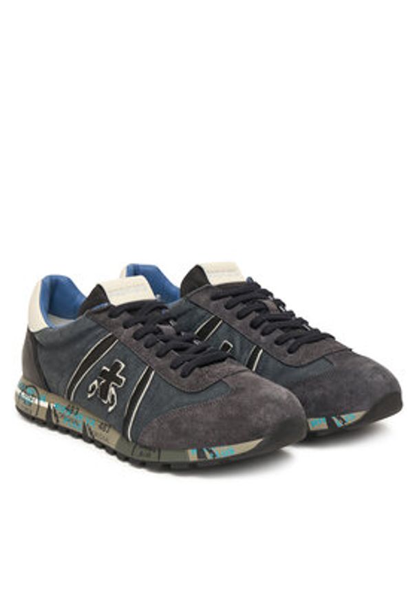Premiata Sneakersy LUCY VAR 7770 Granatowy. Kolor: niebieski. Materiał: materiał