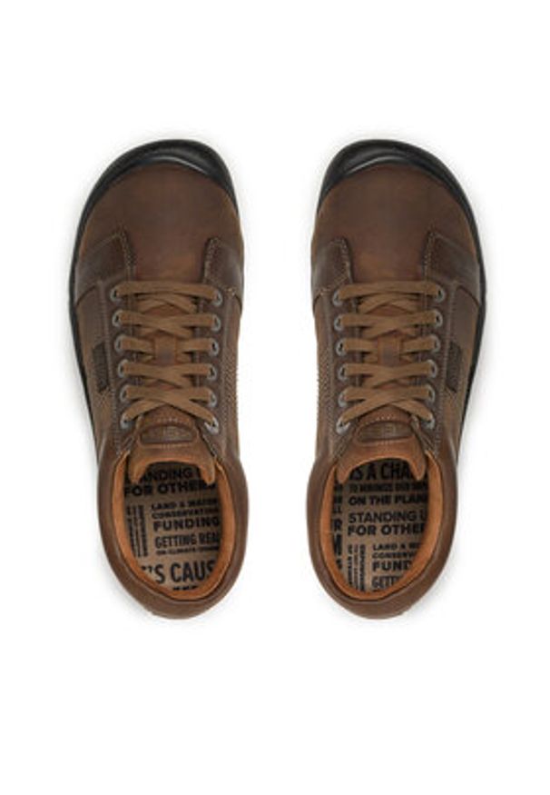 keen - Keen Półbuty Austin 1007722 Brązowy. Kolor: brązowy. Materiał: skóra